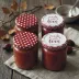 Kozarec za vlaganje Gastro 346 ml, navojni pokrov Made with Love, različne barve, set 4 kos