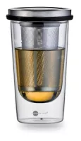 Dvojstenska skodelica za čaj Zwiesel Glas Hot´n Cool PRIMO, s cedilcem in pokrovčkom
