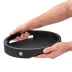 AdHoc Aura lesen servirni pladenj 30 cm, črn