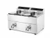 Indukcijski cvrtnik z izpustom – 2 x 8 l, HENDI, Profi Line, 16 l, 230 V/7000 W, 577 x 609 x (V) 410 mm