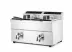 Indukcijski cvrtnik z izpustom – 2 x 8 l, HENDI, Profi Line, 16 l, 230 V/7000 W, 577 x 609 x (V) 410 mm
