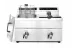Indukcijski cvrtnik z izpustom – 2 x 8 l, HENDI, Profi Line, 16 l, 230 V/7000 W, 577 x 609 x (V) 410 mm