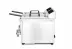 Indukcijski cvrtnik z izpustom – 2 x 8 l, HENDI, Profi Line, 16 l, 230 V/7000 W, 577 x 609 x (V) 410 mm