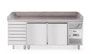 Hladilni pult za pico z dvema vrati, Arktic, 250 l, 230 V/250 W, 800x2010x(V)840 mm