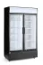 Barski hladilnik z osvetljenim panelom, dvovratni, Arktic, 512 L, črn, 230 V/510 W, 1120x585x(V)1900 mm