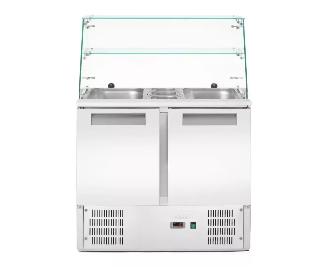 Saladeta hladilna miza z nadgradnjo, Arktic, 146 L, 230 V/145 W, 695x900x(V)1270 mm