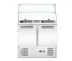Saladeta hladilna miza z nadgradnjo, Arktic, 146 L, 230 V/145 W, 695x900x(V)1270 mm