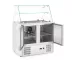 Saladeta hladilna miza z nadgradnjo, Arktic, 146 L, 230 V/145 W, 695x900x(V)1270 mm