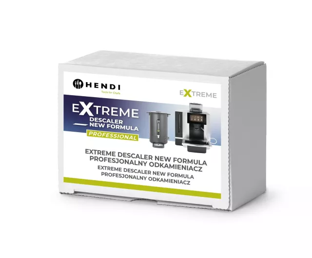 Extreme Descaler NEW FORMULA profesionalno sredstvo za odstranjevanje vodnega kamna in apnenčastih oblog – 30 tablet v pakiranju, HENDI, 30 tablet