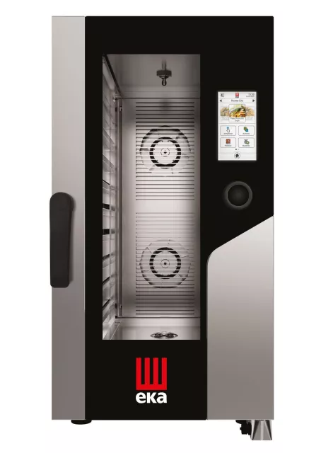 Konvektomat Millennial Gastro Compact 10×GN 1/1 z zaslonom na dotik – električni, Tecnoeka, 400 V/15400 W, 500×930×(V)970 mm