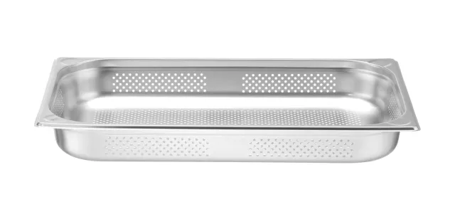 Gastro posoda HENDI Kitchen Line GN 1/1 perforirana, globina 65 mm, 9 l