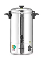 Enostenski grelnik toplih napitkov, HENDI, 9 l, srebrn, 230 V/2200 W, 340x227x(H)468 mm
