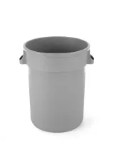 Okrogel zabojnik za odpadke AmerBox, 120 l, svetlo siv