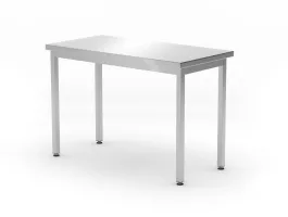 Centralna delovna miza HENDI Kitchen Line iz nerjavnega jekla, vijačena, 1200 × 600 mm