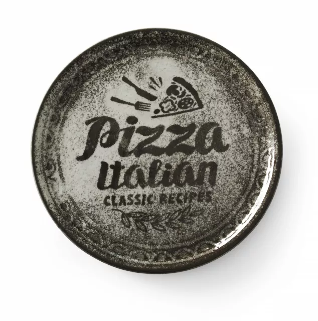Kolekcija krožnikov za pico Recipe Collection Black, HENDI, črna, ⌀310 mm