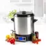 Lonec za vlaganje iz nerjavnega jekla z LCD-zaslonom – inox pipa – DOMO DO42326PC, popolnoma samodejen, 27 l, 2000 W