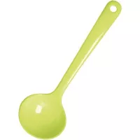 Plastična zajemalka, zelena, 300 mm, prostornina 0,13 l, model Kunterbunt, WACA