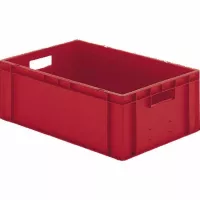 Plastični transportni zaboj 60x40x32 cm, rdeč