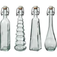 Steklenica z nihajnim zamaškom Gastro 120 ml, zelena, različne vrste