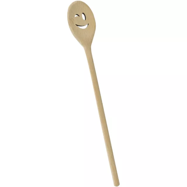 Lesena kuhalnica Smiley 30 cm, ovalna