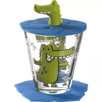 Otroški set za pitje 3 kosi, krokodil