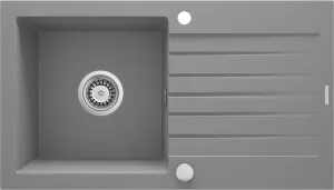 Granitno kuhinjsko korito Deante Zorba 760.0E Grey metallic