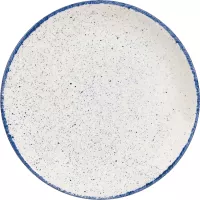 CHURCHILL Stonecast Hints Buffet Indigo Blue plitvi krožnik, premer: 165 mm