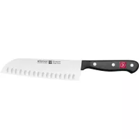WÜSTHOF Gourmet Santoku nož z nazobčanim rezilom, dolžina rezila: 170 mm