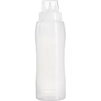 ARAVEN stiskalna steklenica, LDPE, premer: 80 mm, višina: 253 mm, prostornina: 0,75 L, 3 šobe