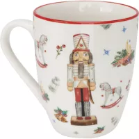 Skodelica z ročajem Hrestač, porcelan, višina: 100 mm, dolžina: 120 mm